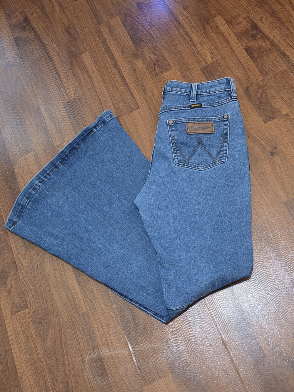 Wrangler Women's Blue Denim Jeans